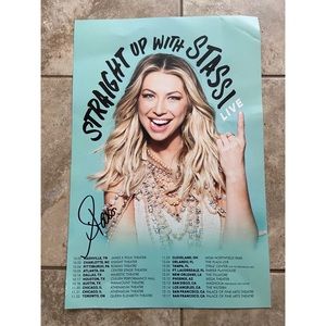 Autographed signed poster by Stassi Schroeder